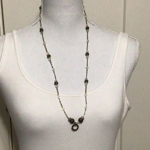 Like New Von Maur Mixed Metals Seed Beads Necklace!
